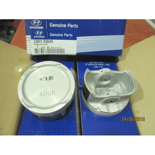 PİSTON TAKIM STANDART 1.4 BENZİLİ CVT MOTOR HYUNDAİ ACCENT BLUE İ20 2014-2016